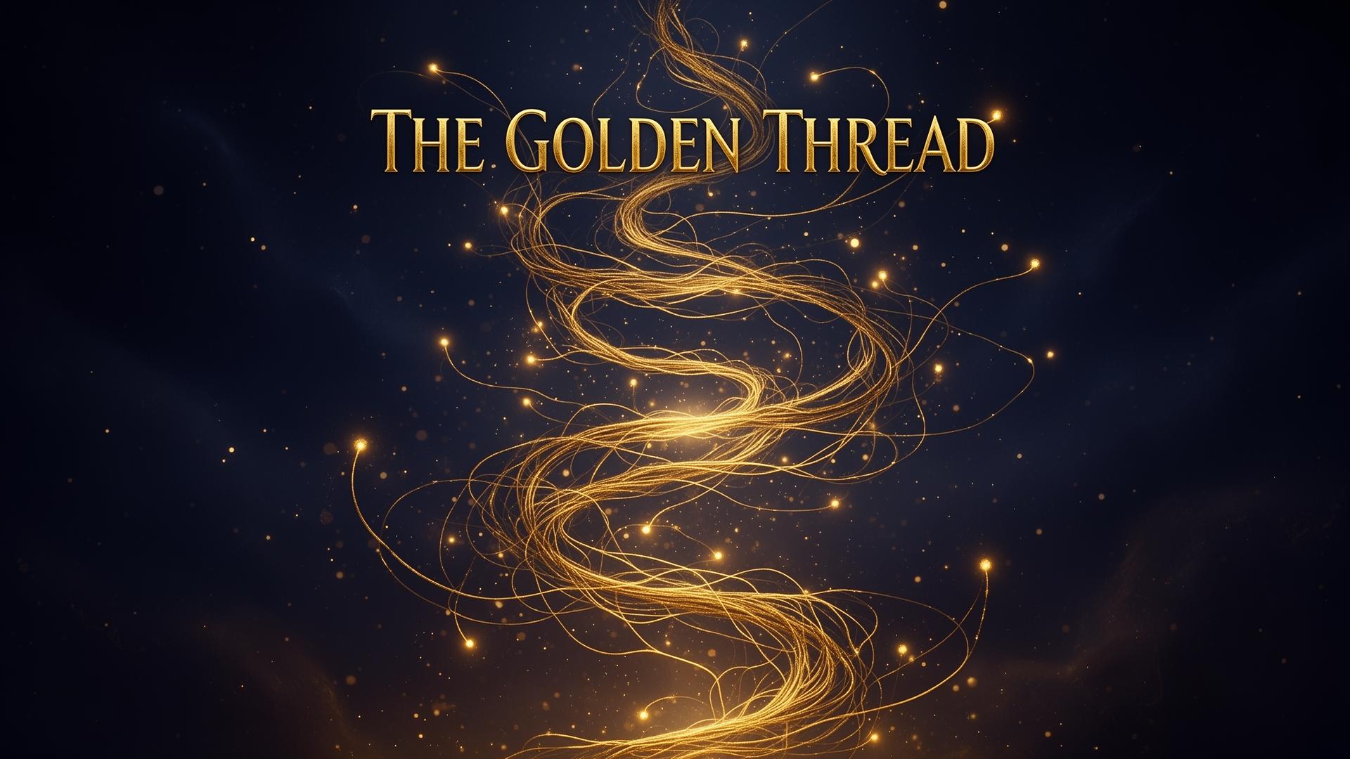Golden Thread Animation Dance of the Observer | A Journey Through Consciousness and the Living ...
